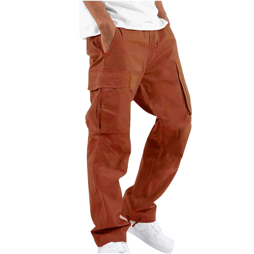 Men’s Cargo Pants Loose Fit Multi-Pocket Trousers – Ethan