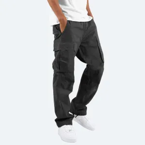 Men’s Cargo Pants Loose Fit Multi-Pocket Trousers – Ethan