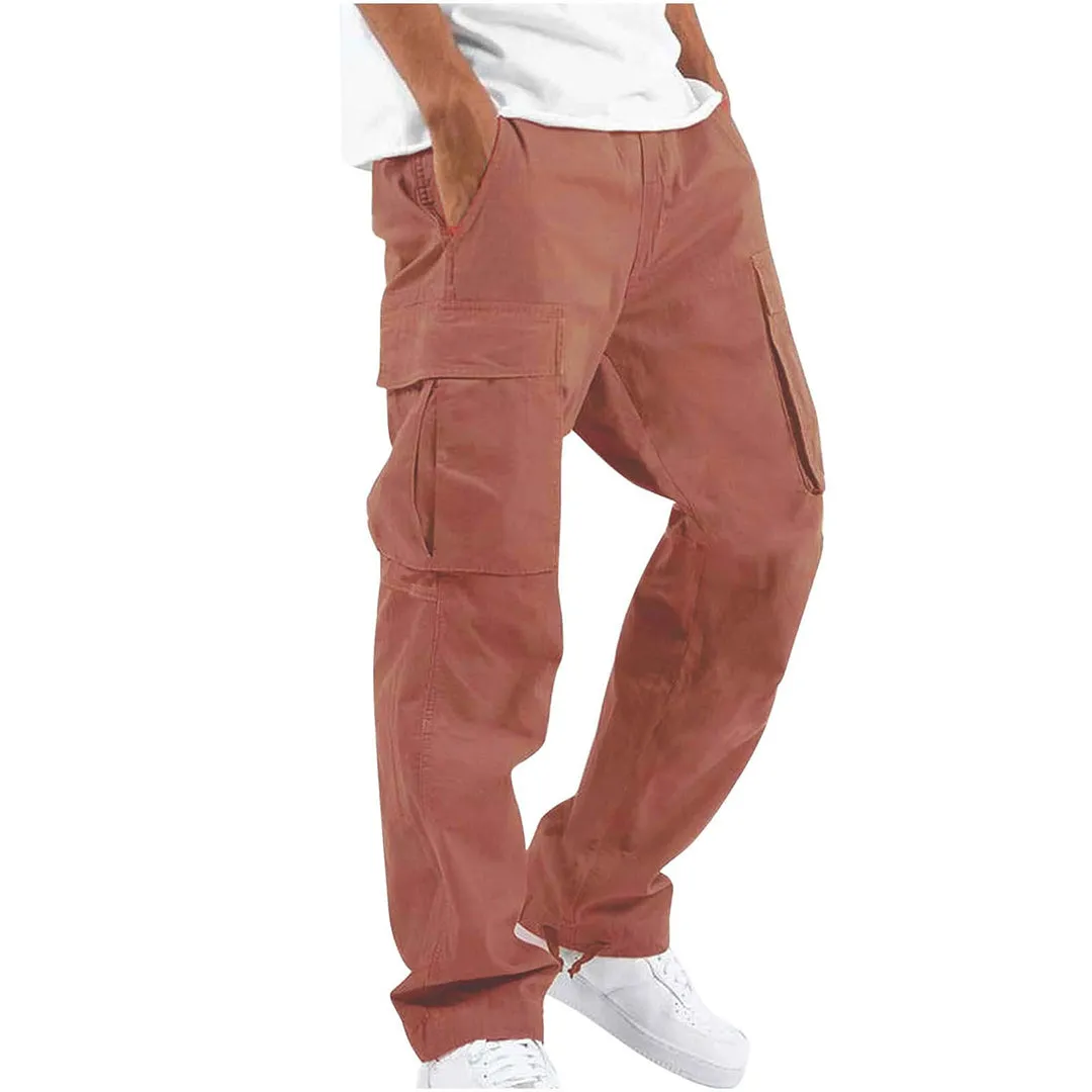 Men’s Cargo Pants Loose Fit Multi-Pocket Trousers – Ethan