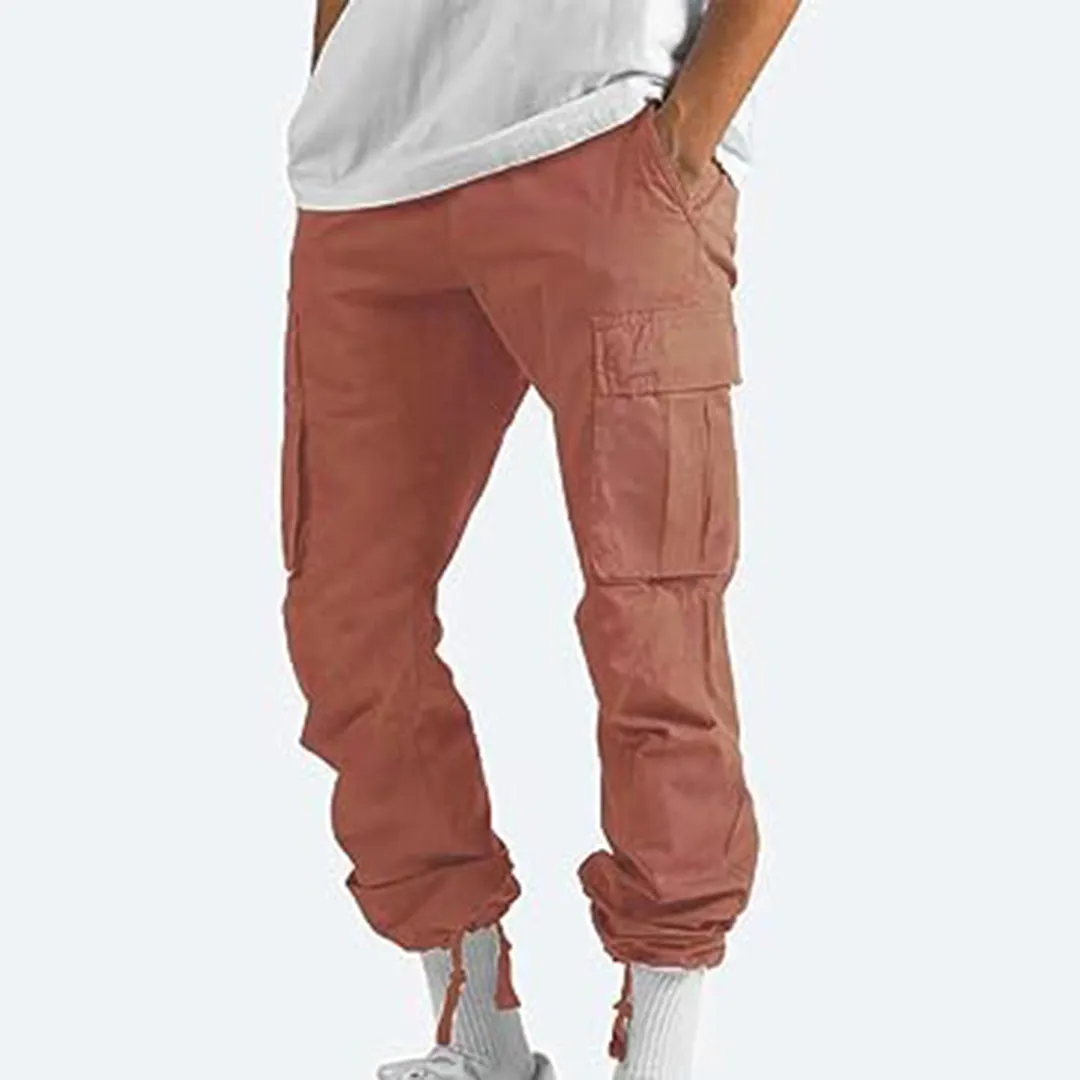 Men’s Cargo Pants Loose Fit Multi-Pocket Trousers – Ethan