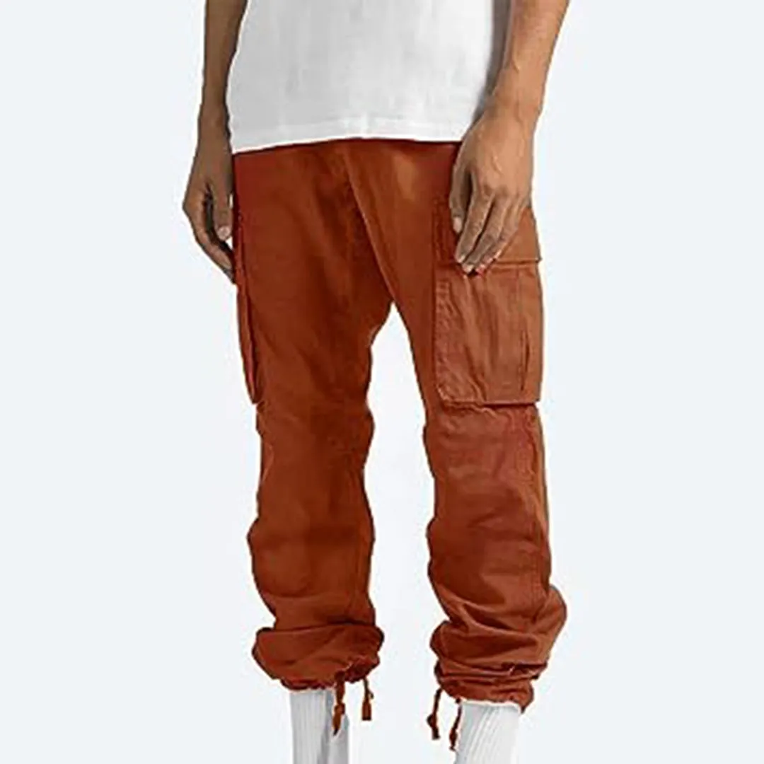Men’s Cargo Pants Loose Fit Multi-Pocket Trousers – Ethan