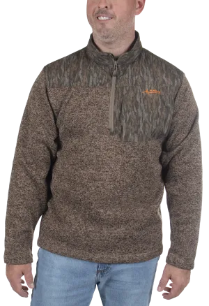 Men's Crater Valley Sweater Fleece ¼ Zip Jacket - Mossy Oak