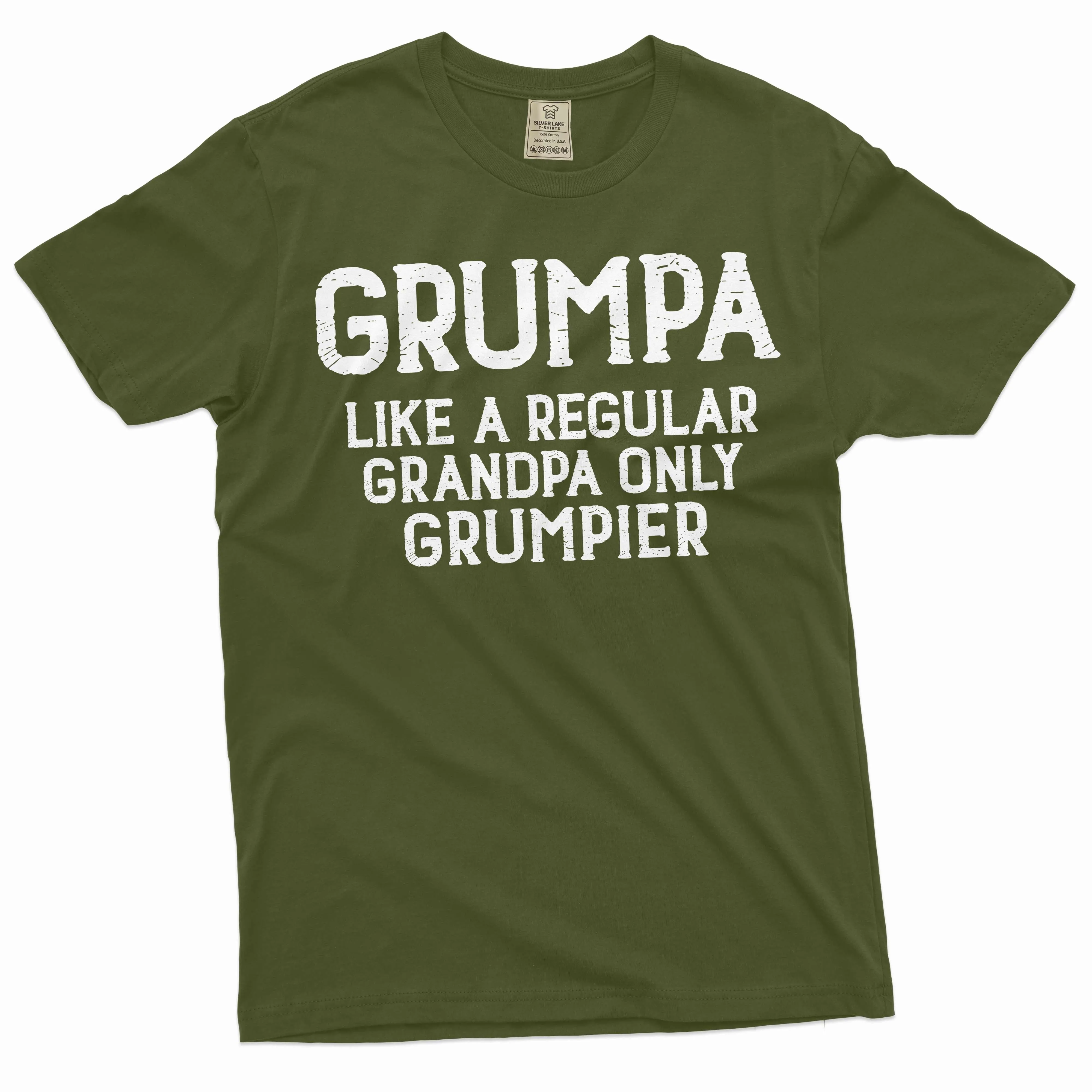 Men's Grumpa T-shirt Grandfather gift papa dad grandpa shirt pops birthday anniversary shirt