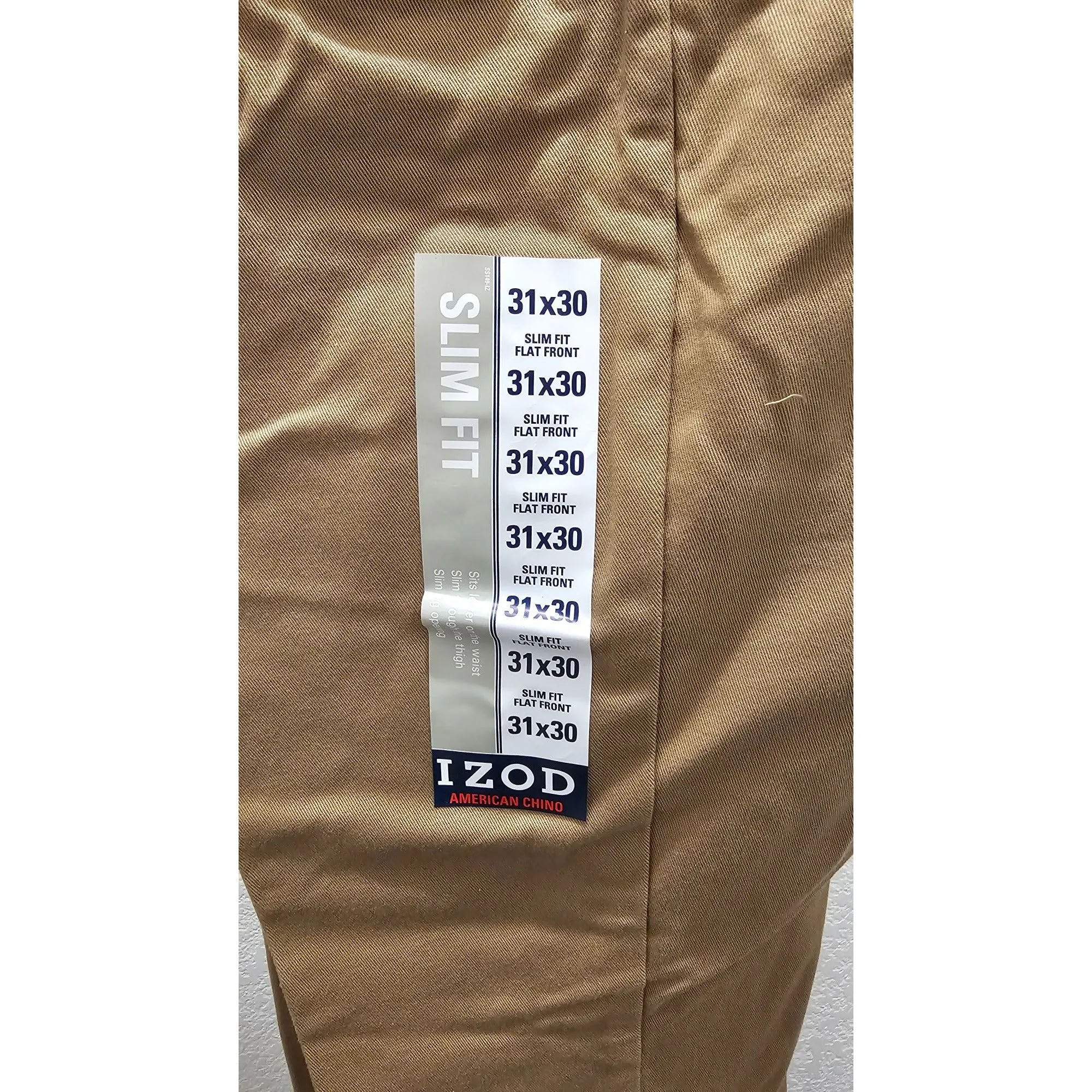Mens iZod American Chino, SZ 31x30, NWT