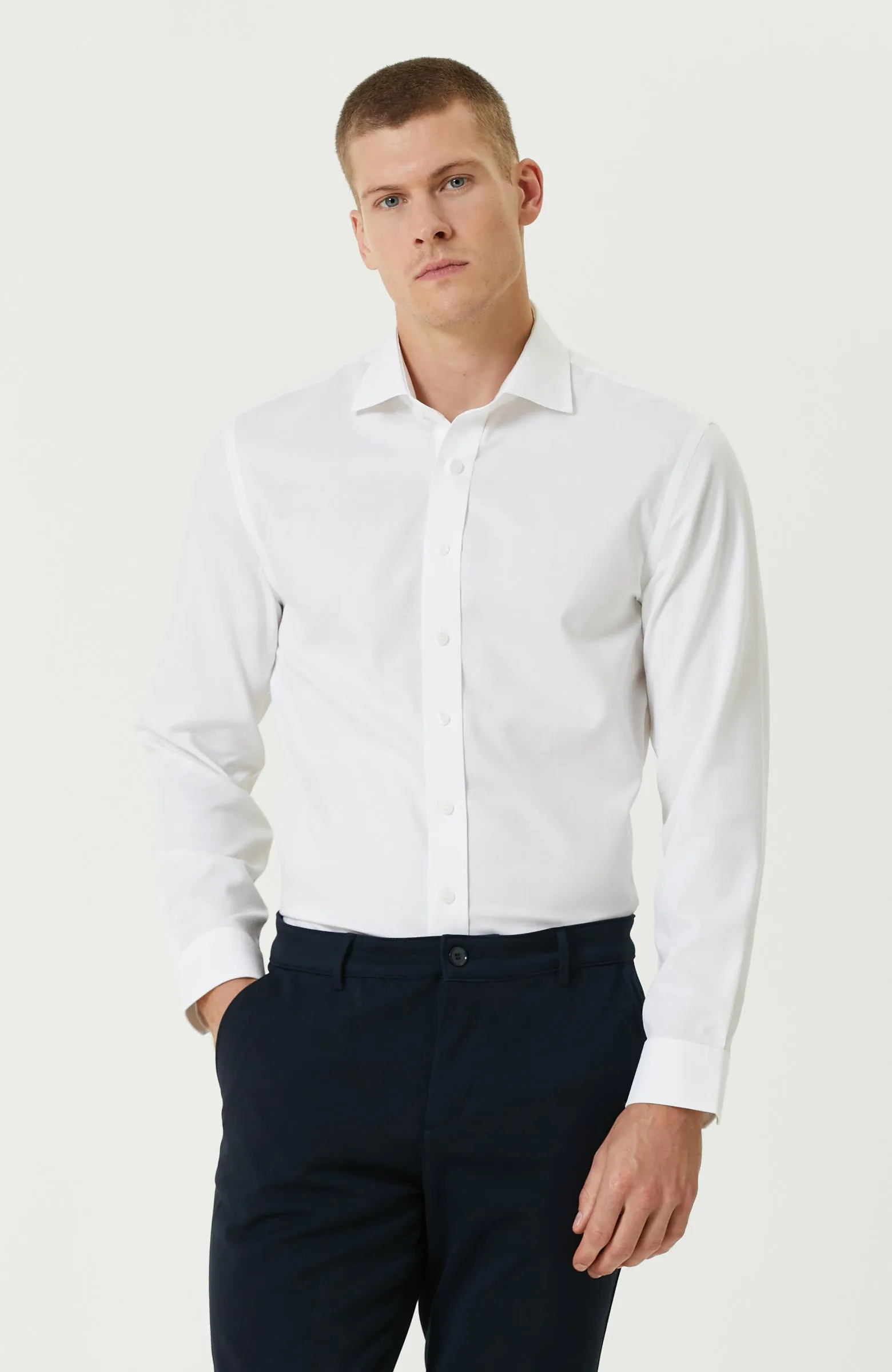 MEN'S NON-IRON JACQUARD SHIRT