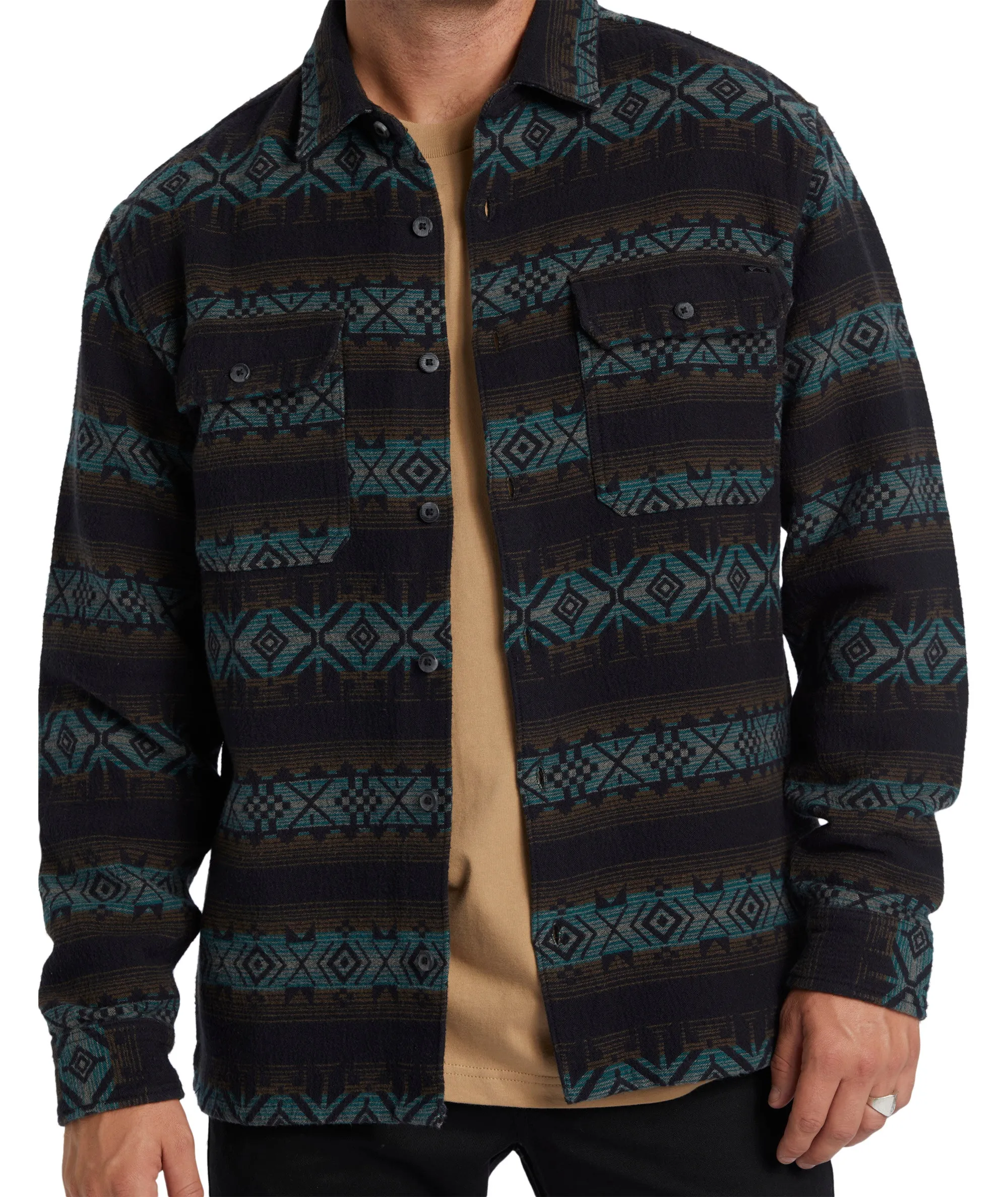 MEN'S OFFSHORE JACQUARD FLANNEL SHIRT