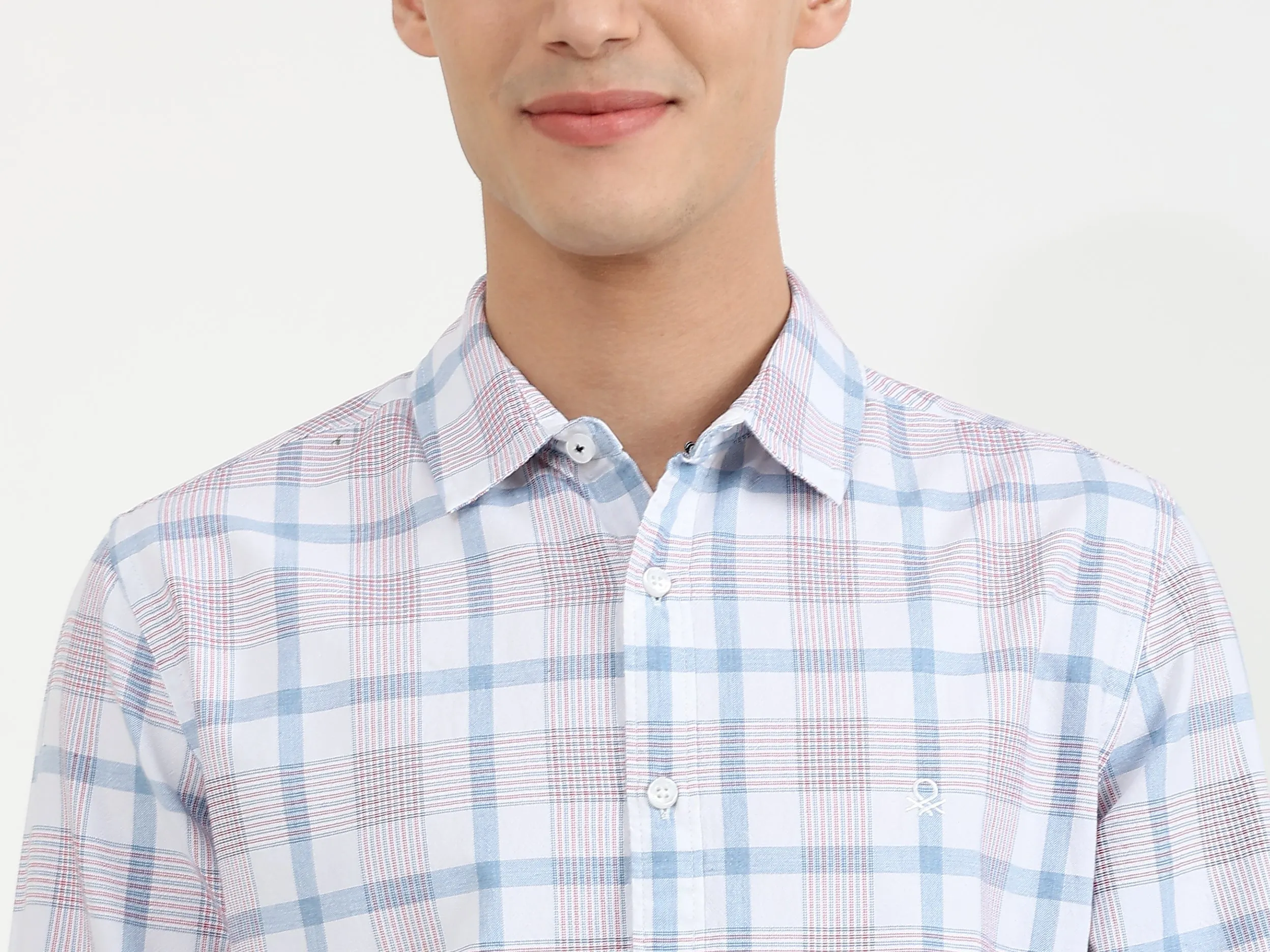 Mens Slim Fit Check Shirt