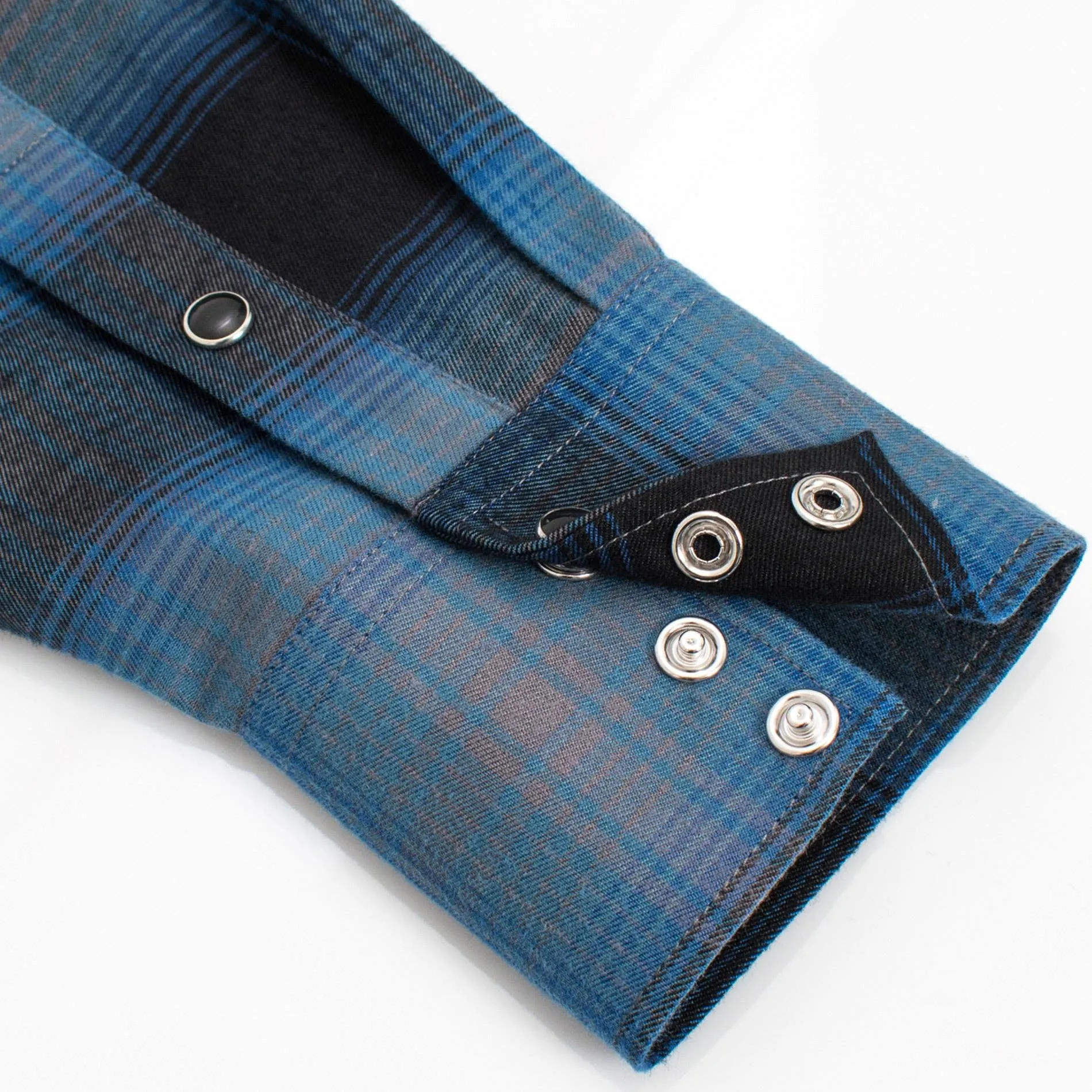 Men's Western Long Sleeve Flannel Shirts With Snap Buttons FLS300-303