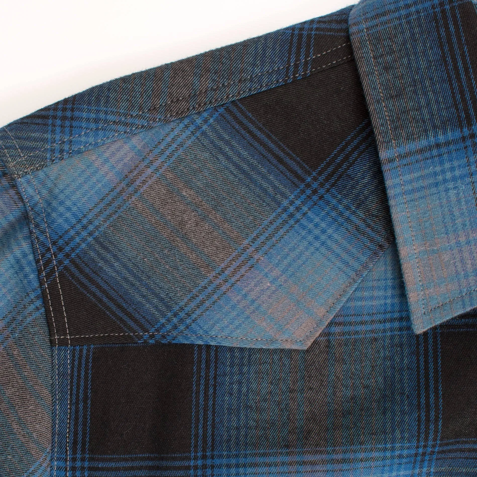 Men's Western Long Sleeve Flannel Shirts With Snap Buttons FLS300-303