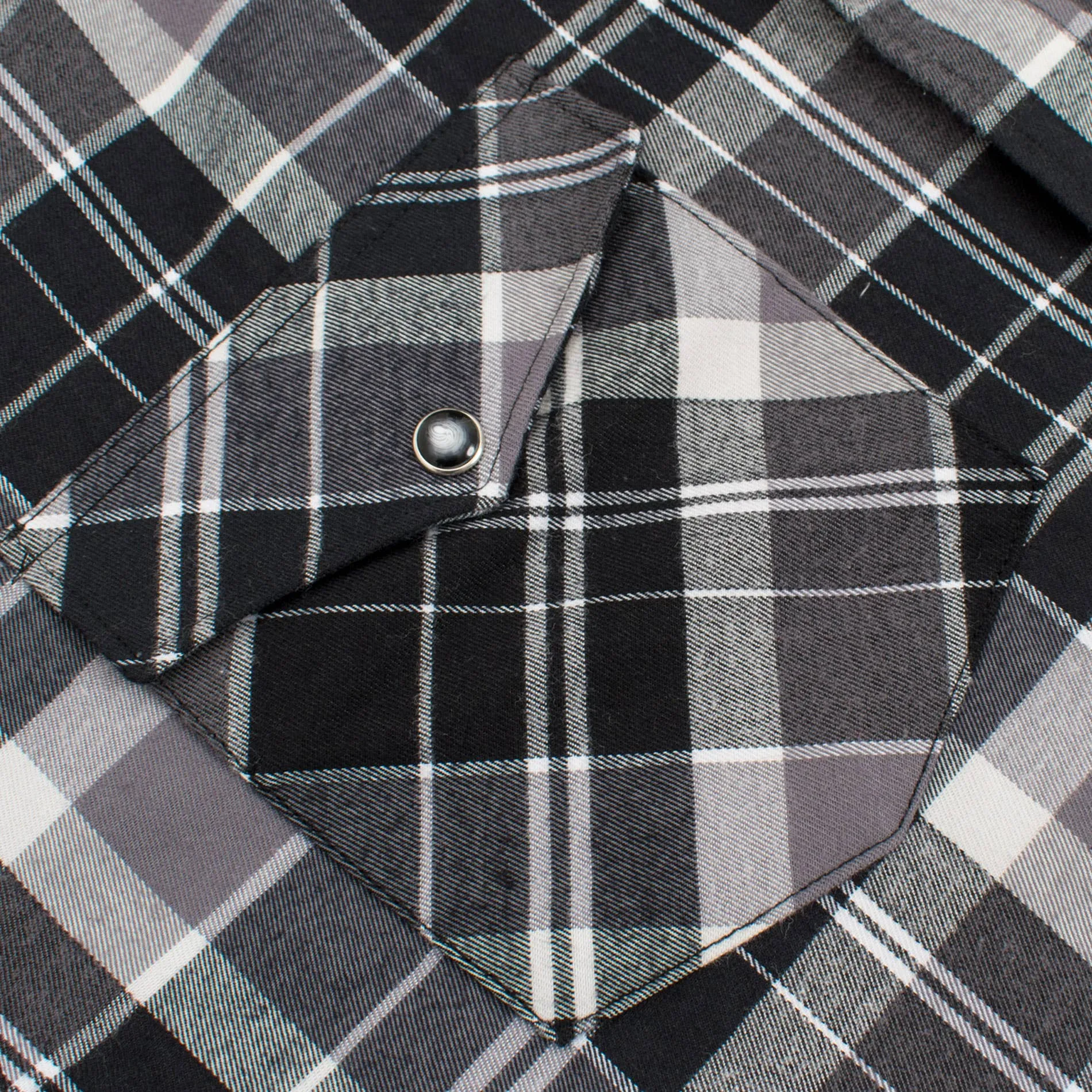 Men's Western Long Sleeve Flannel Shirts With Snap Buttons: FLS300-309