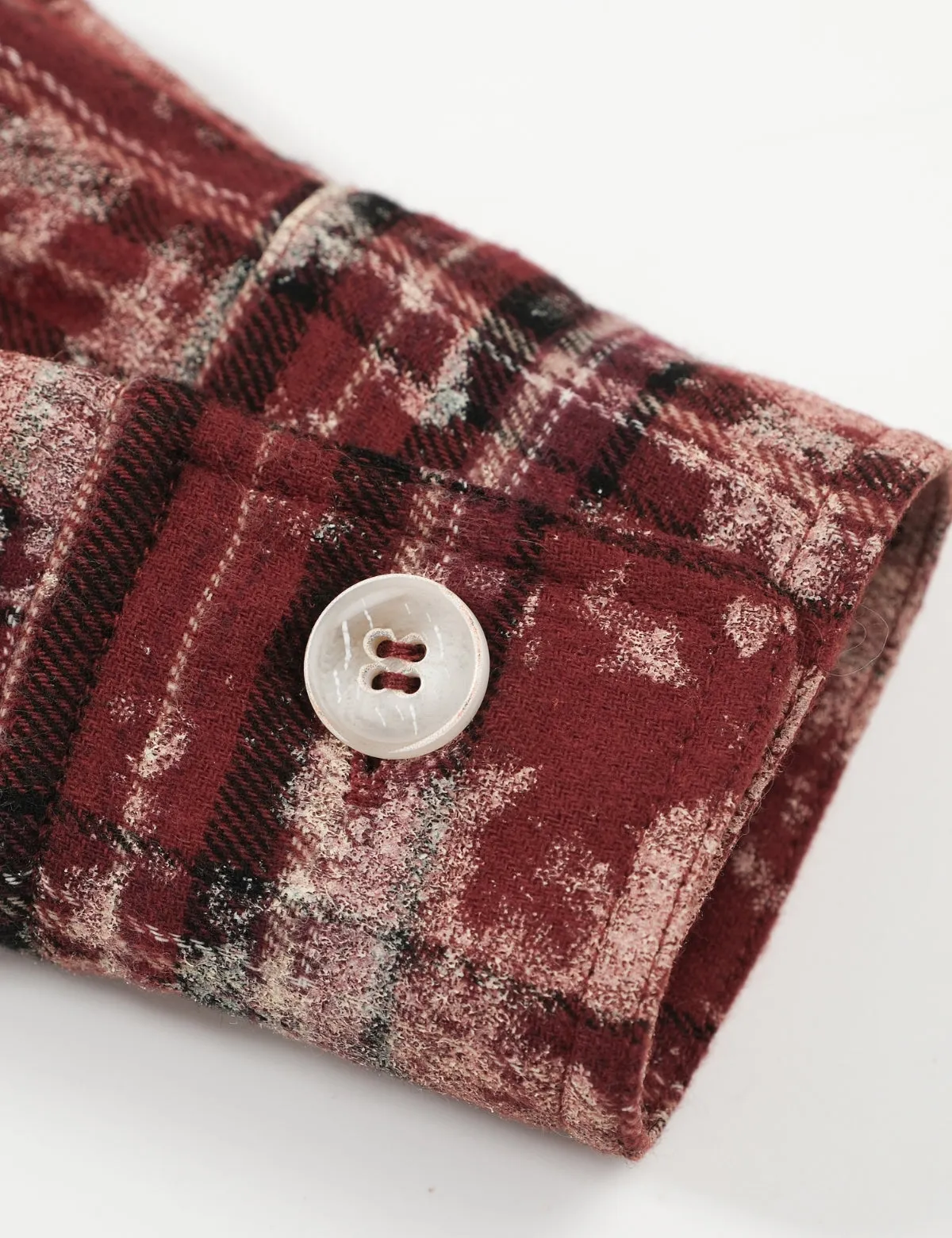 Men's Women's Oversized Cotton Button Down Flannel Shirts Long Sleeve Plaid Tie Dye Unisex Blouse Top