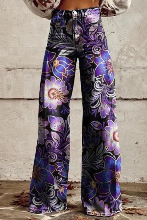 Mercedes® | Lavendelbl��te Boho-Pants