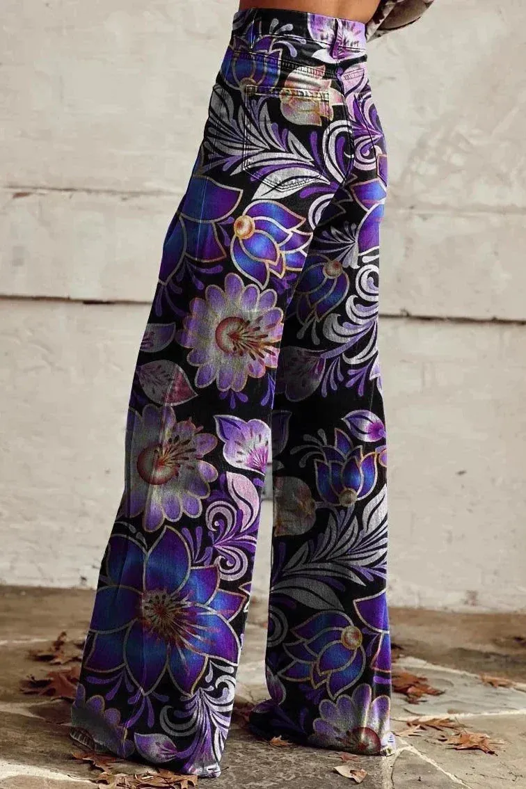 Mercedes® | Lavendelbl��te Boho-Pants