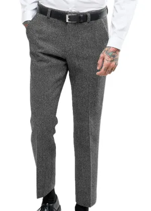 MetroClassic Woll-Tweed-Hosen für Herren