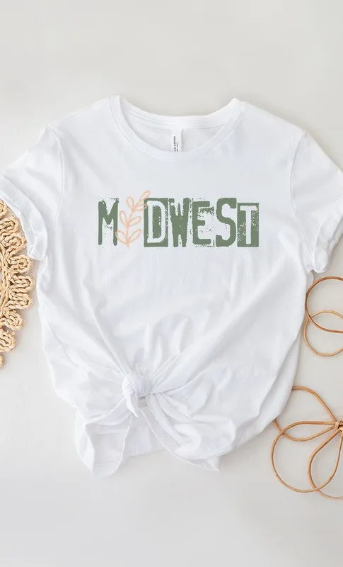 Midwest Floral PLUS SIZE Graphic Tee