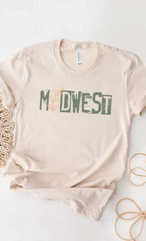 Midwest Floral PLUS SIZE Graphic Tee