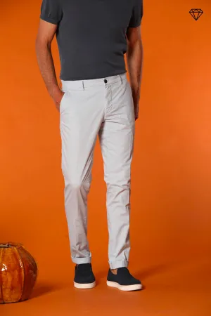Milano men's chino pants in pima cotton extra slim fit ①