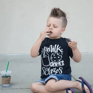 Milk, Cookies and Chaos Baby and Toddler Tee