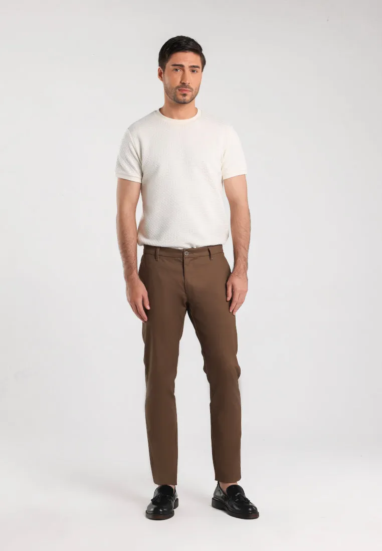MOC - Celana Panjang Chinos Pria Renviggo - Brown