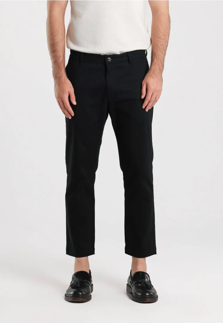 MOC - Celana Panjang Chinos Pria Wallsie - Black