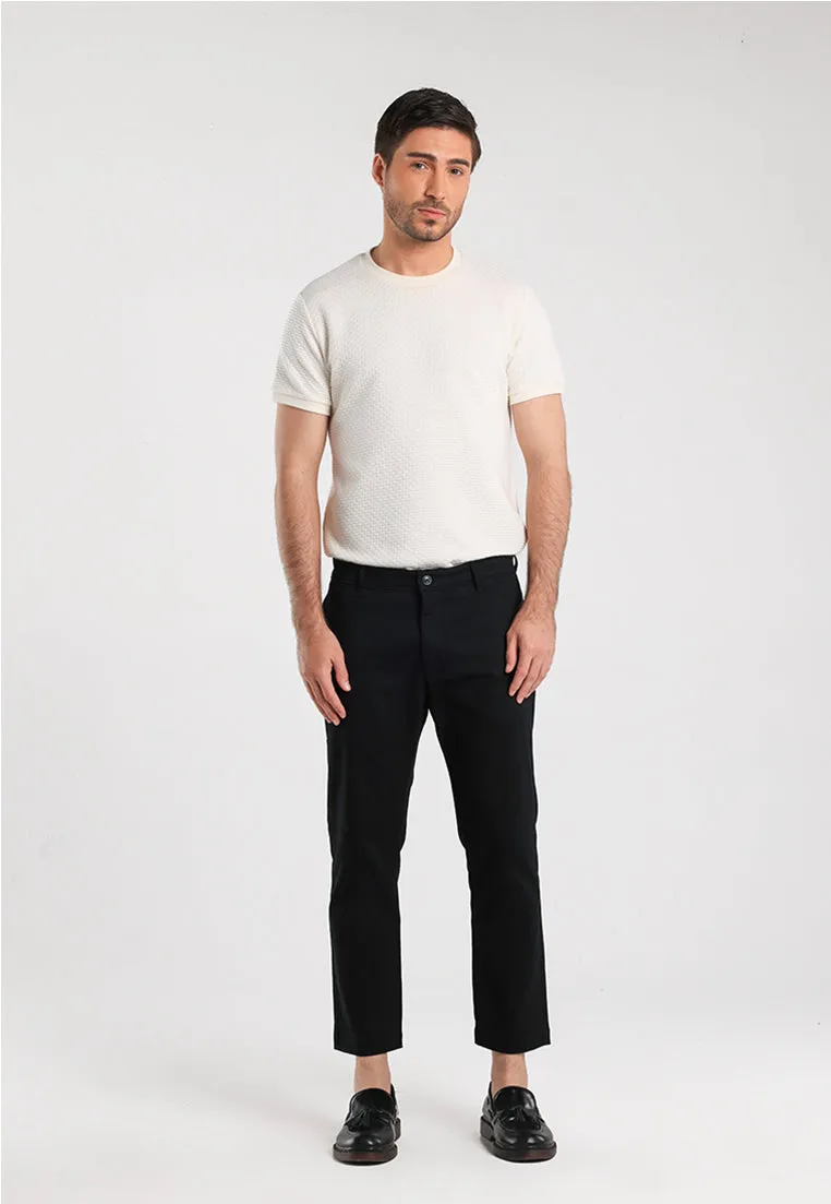 MOC - Celana Panjang Chinos Pria Wallsie - Black
