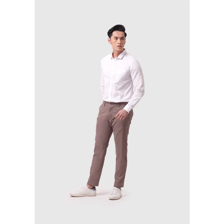 MOC Celana Panjang Pria STANFORD - DARK BROWN