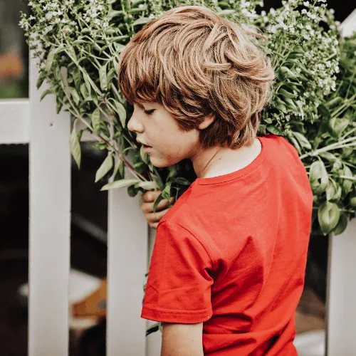 More Than A Fling by DUNS Kids T-shirt - Poppy Red