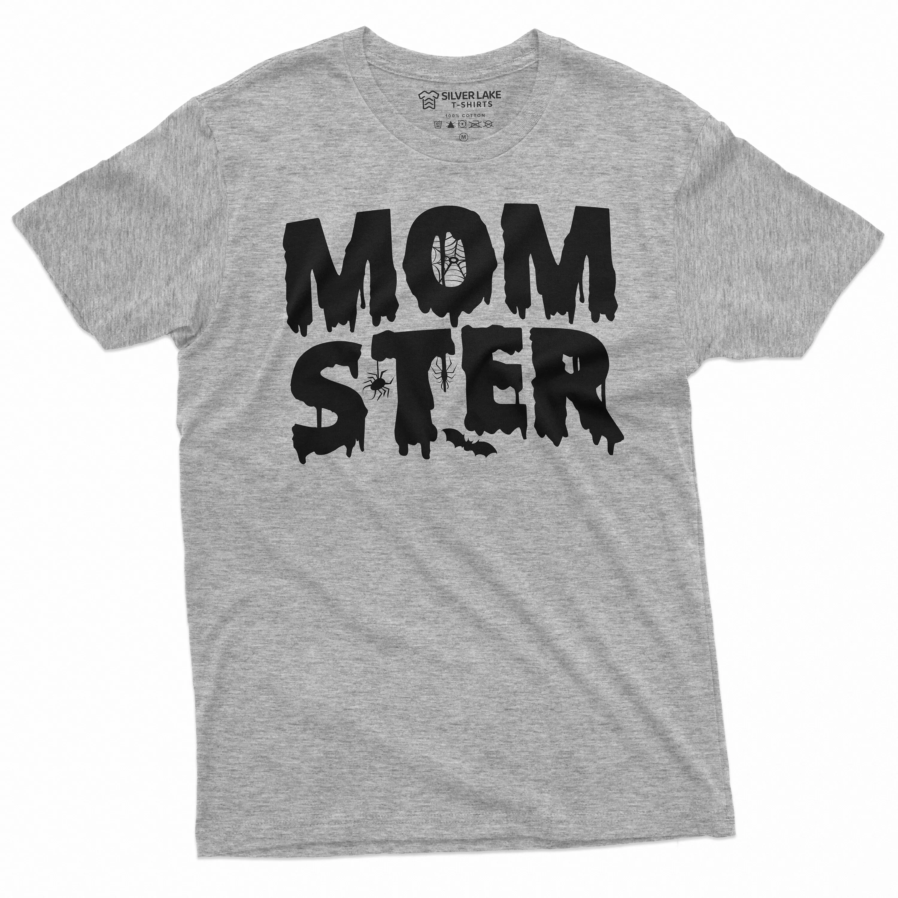 Mother Halloween T-shirt Moms Gift Momster Tee Shirt Halloween Funny Shirt for parents