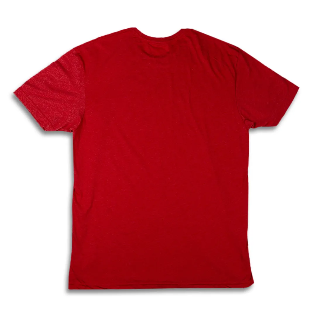 MOUNTAIN WOLF TEE SHIRT- RED