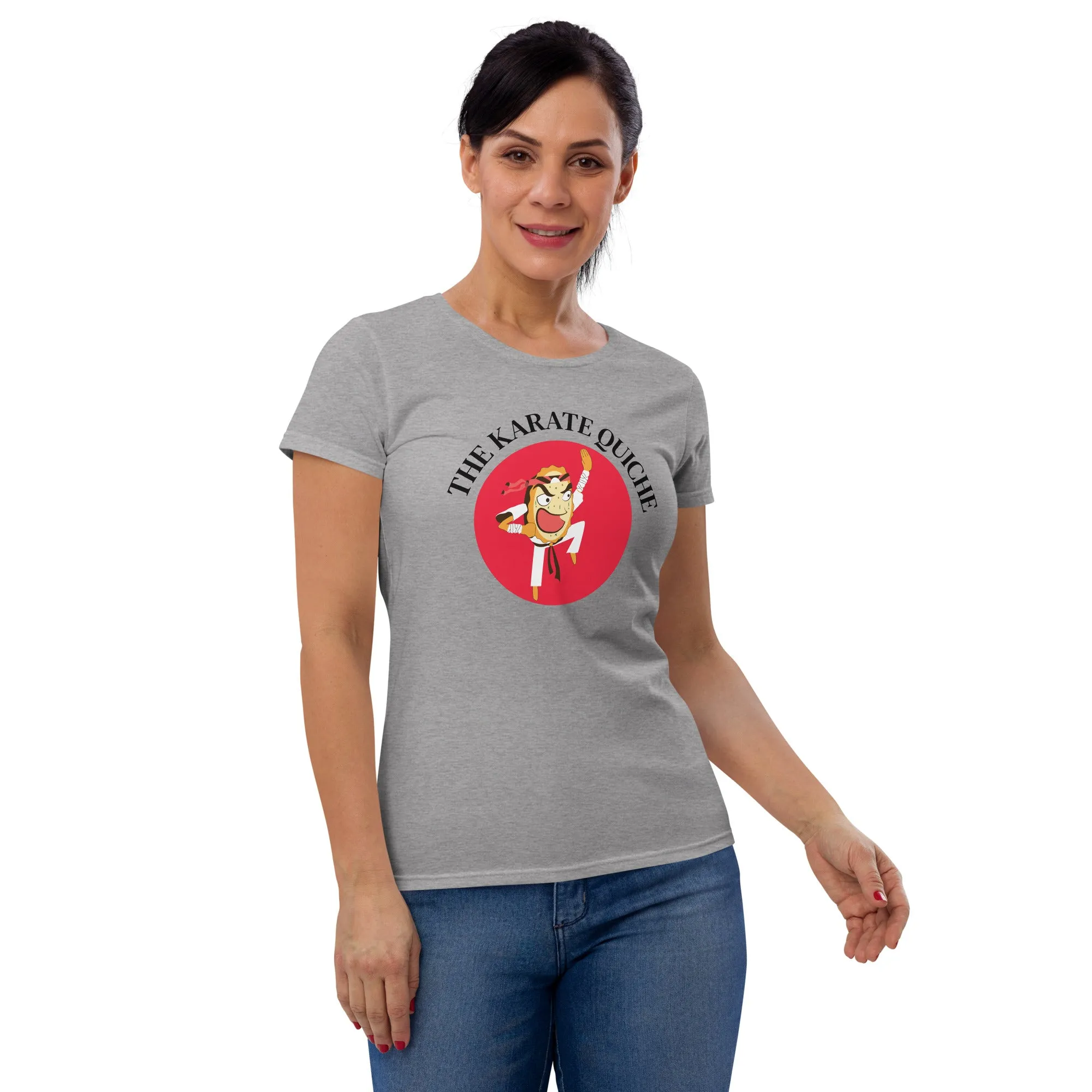 Movie The Food™ "The Karate Quiche" Women's T-Shirt