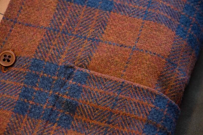 【Naked and Famous】Easy Shirt - Triple Twist Yarn Vintage Flannel - Rust / 特殊三重撚棉線 法藍絨襯衫