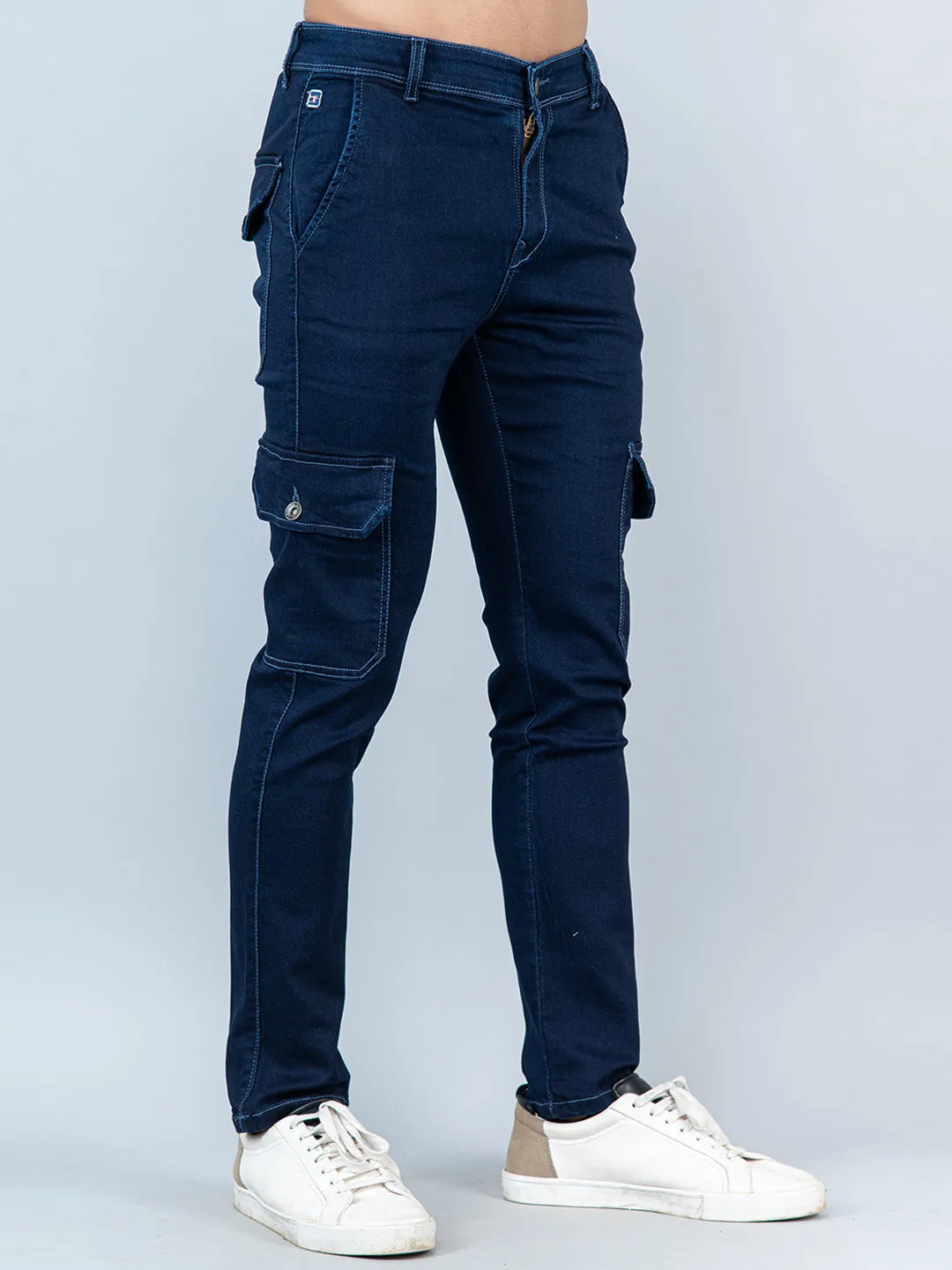 Navy Blue Cargo Pants