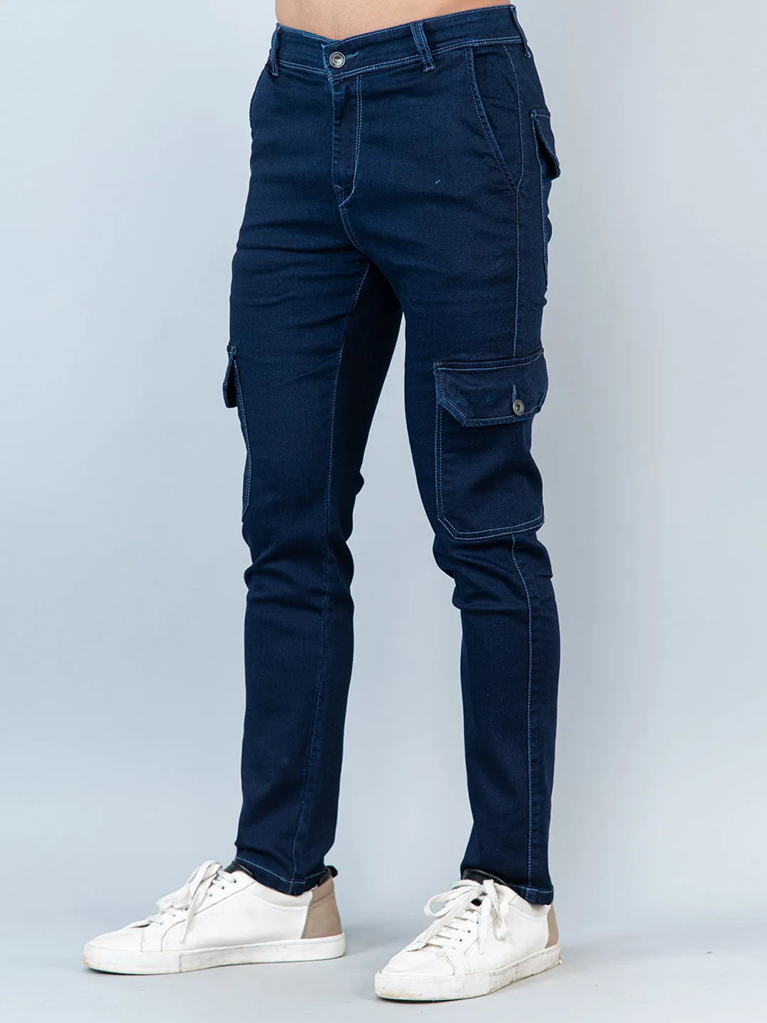Navy Blue Cargo Pants