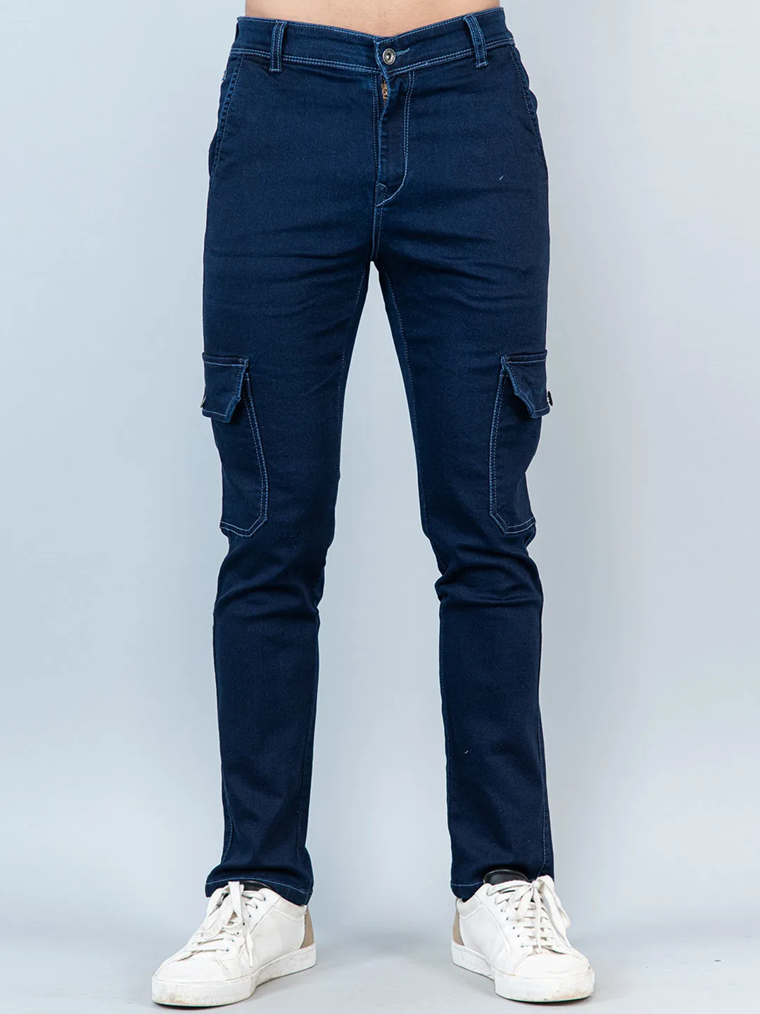 Navy Blue Cargo Pants