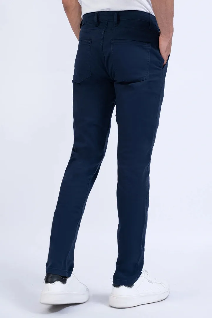 Navy Slim Fit Chino Pants