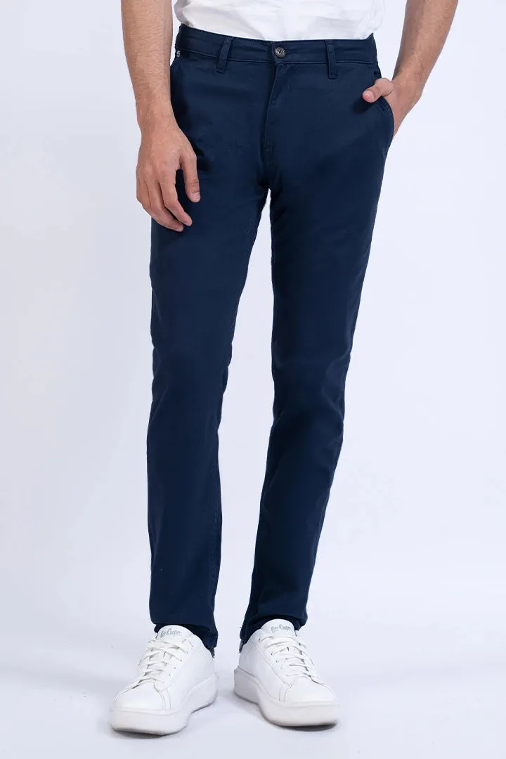 Navy Slim Fit Chino Pants