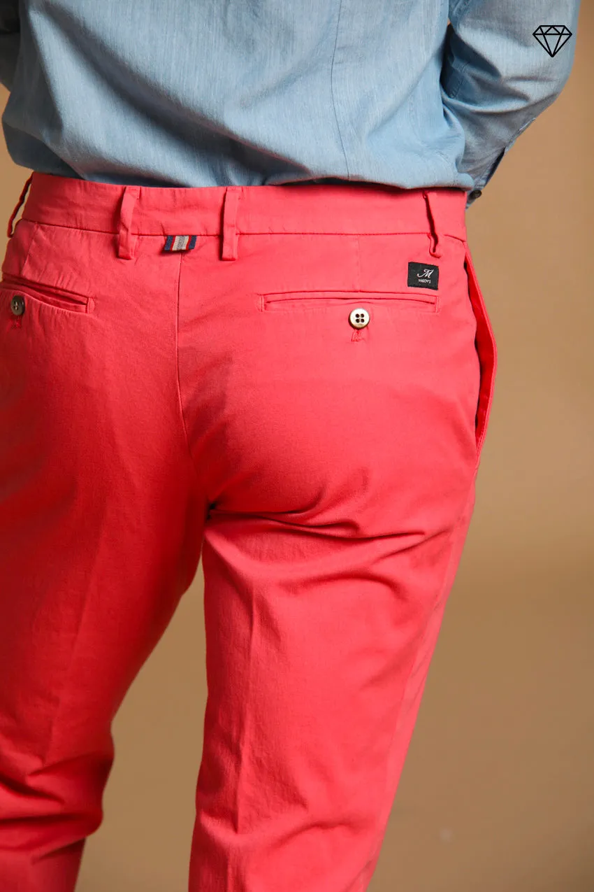 New York men's chino pants in stretch satin regular fit ①