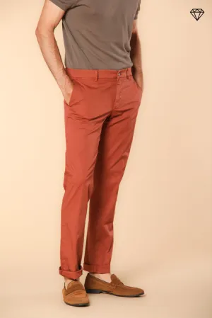 New York men's chino pants in stretch satin regular fit ①