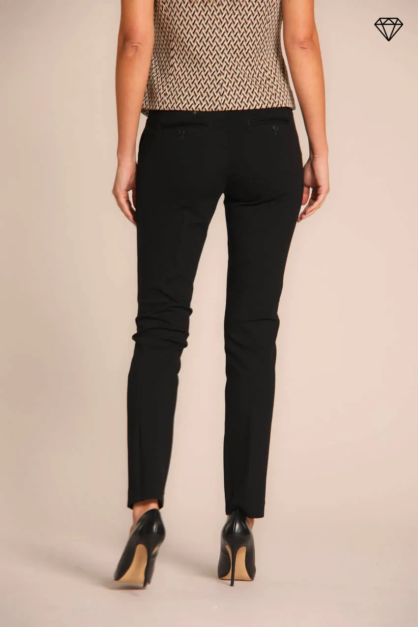 New York Slim women's chino pants in  jersey  technical slim fit ①