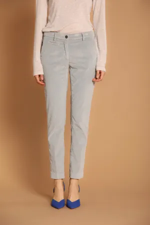 New York Slim women's chino pants in velvet corduroy slim fit 