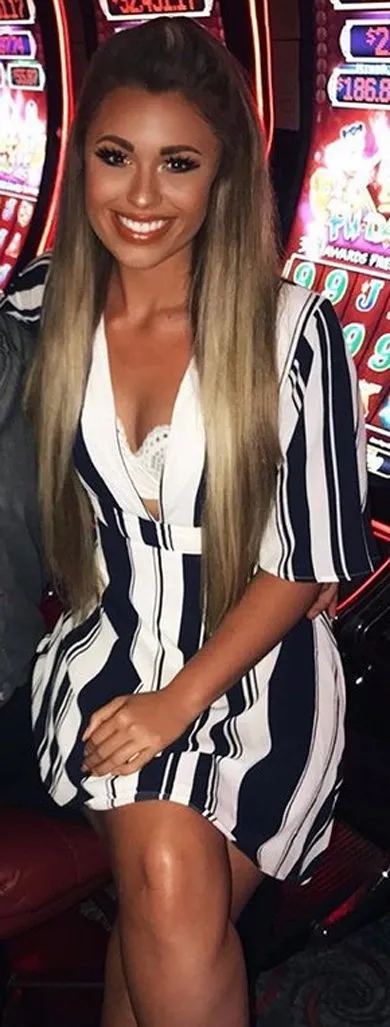nice white stripe dress