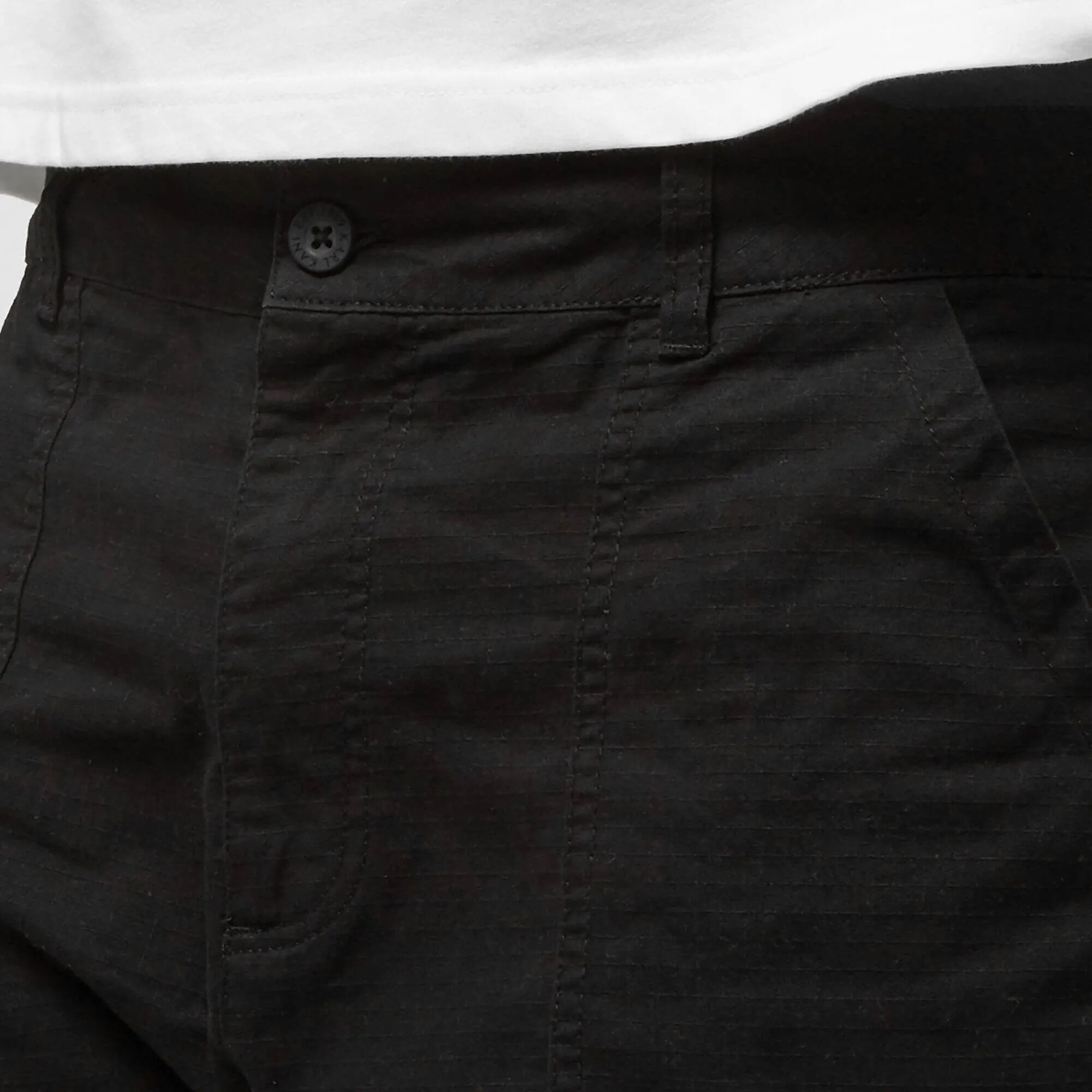 Nohavice Karl Kani KK Rubber Signature Cargo Pants black čierne