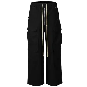 Noir Utility Drawstring Pants