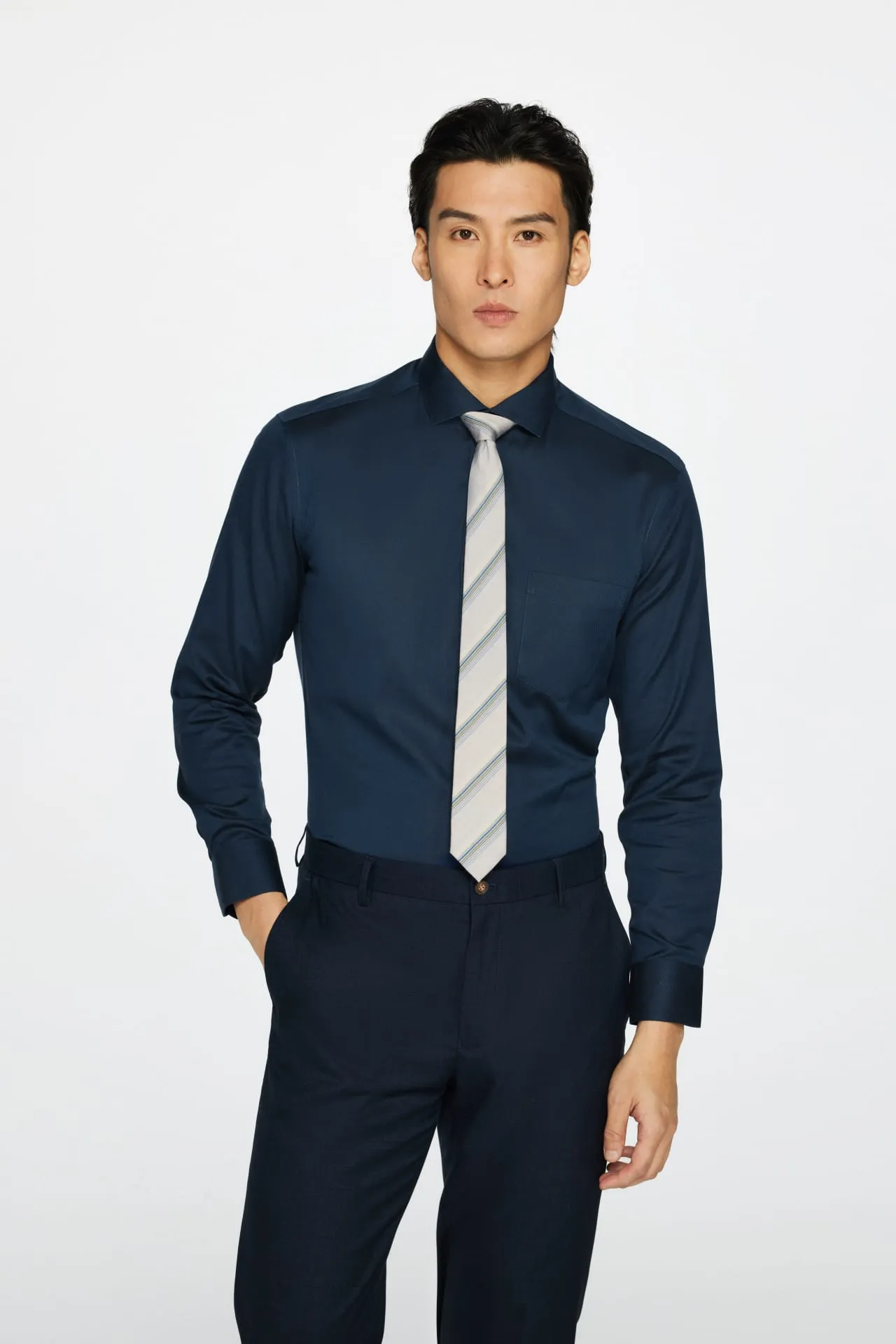 Non Iron Cotton Stretch Shirt