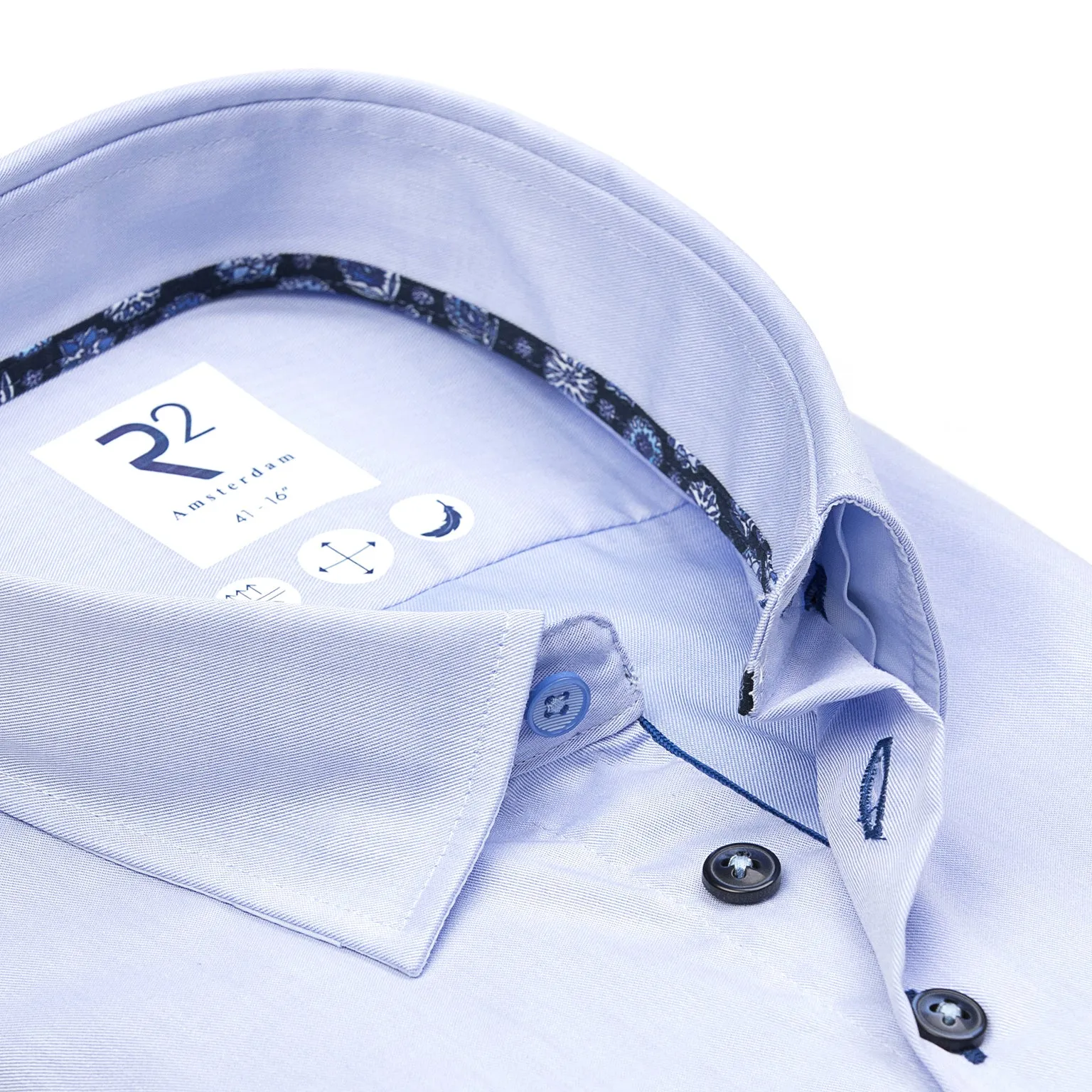 Non-iron cotton twill shirt