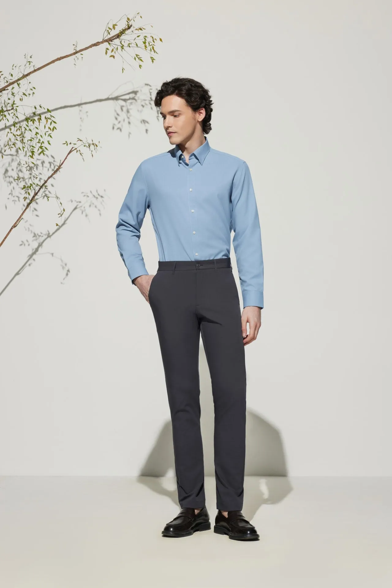 Non-Iron Dry Smart Fit Twill Shirt