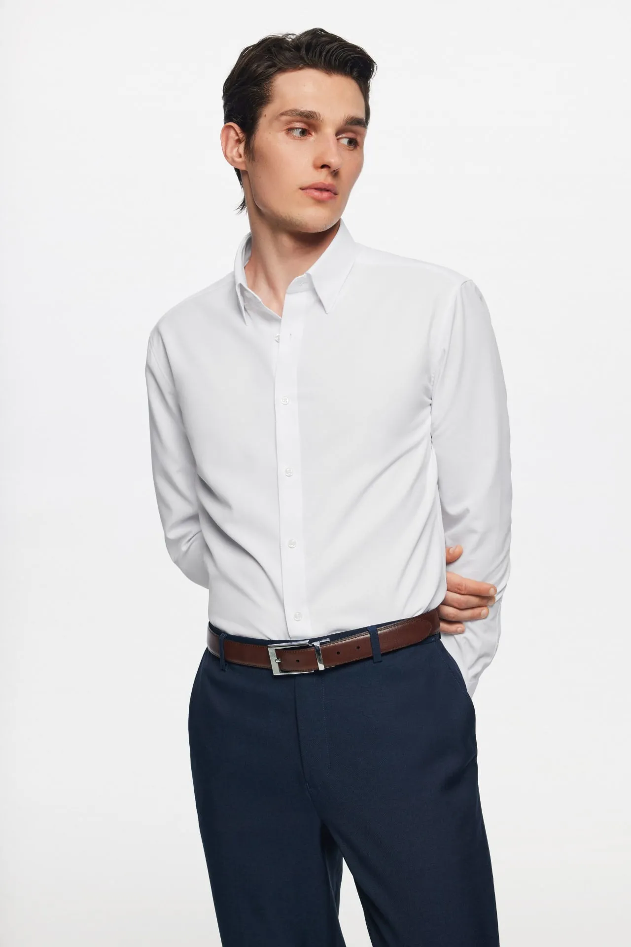 Non-Iron Dry Smart Fit Twill Shirt