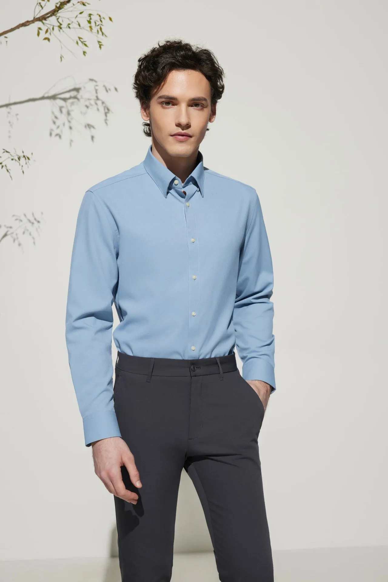 Non-Iron Dry Smart Fit Twill Shirt