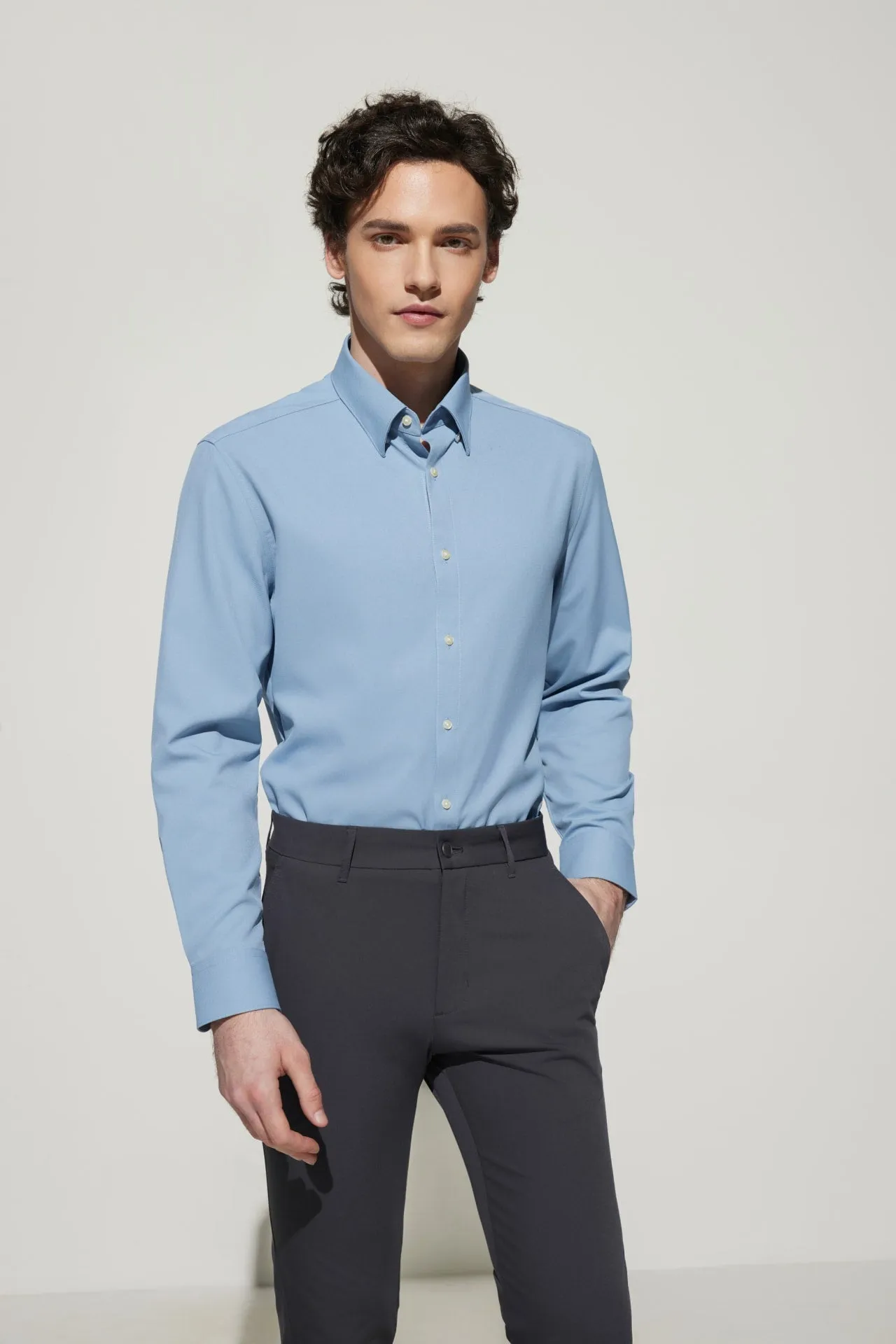 Non-Iron Dry Smart Fit Twill Shirt