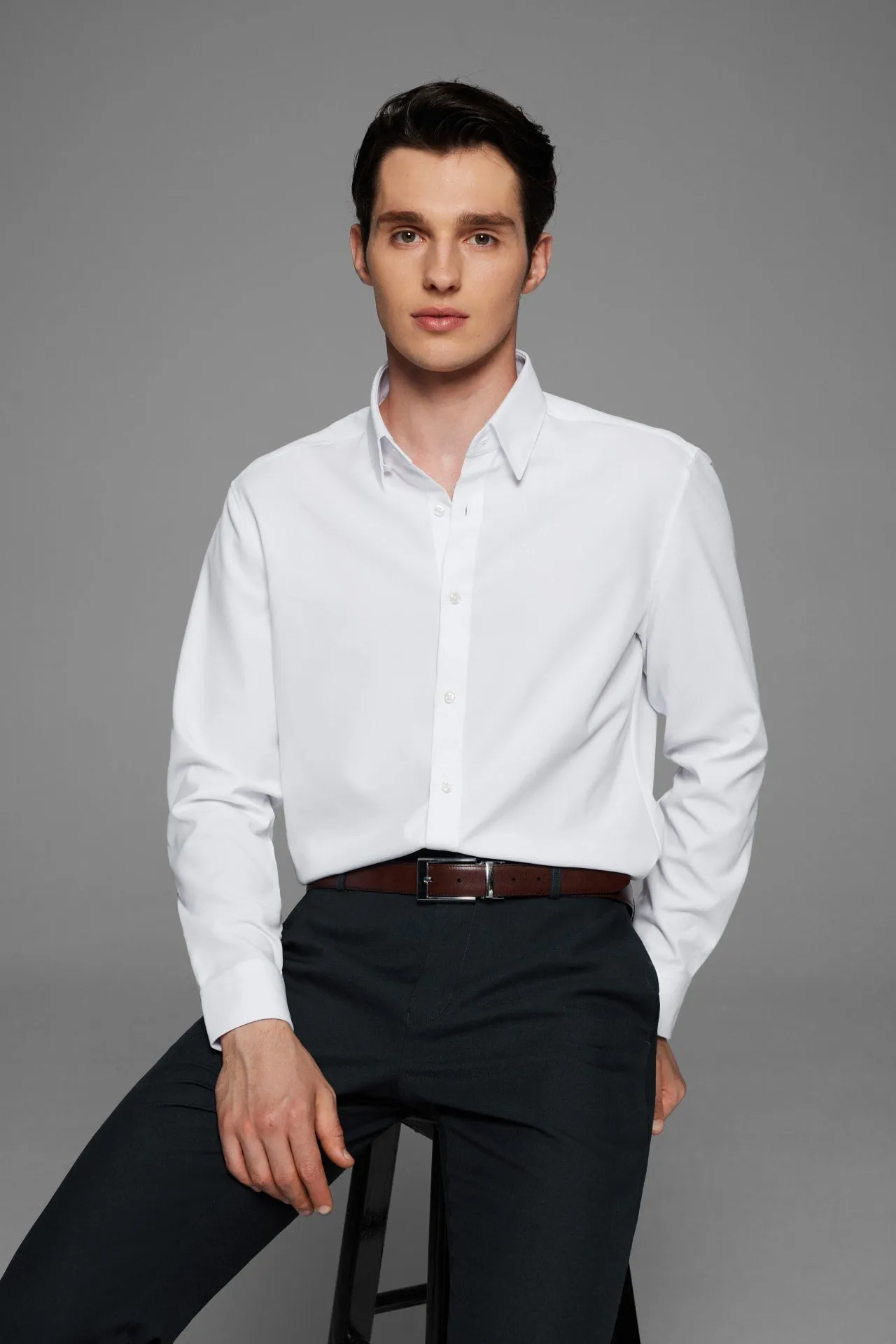 Non-Iron Dry Smart Fit Twill Shirt